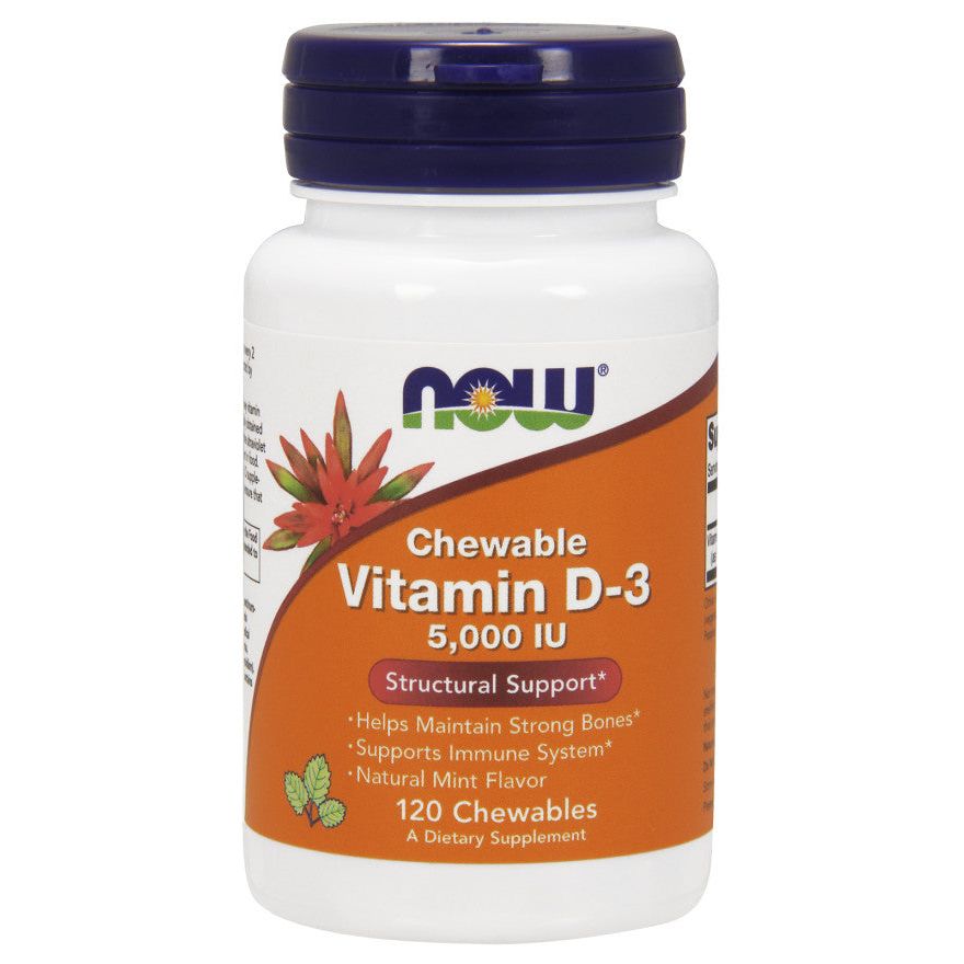 Vitamin D-3, 5000 IU (Chewable) - 120 chewables