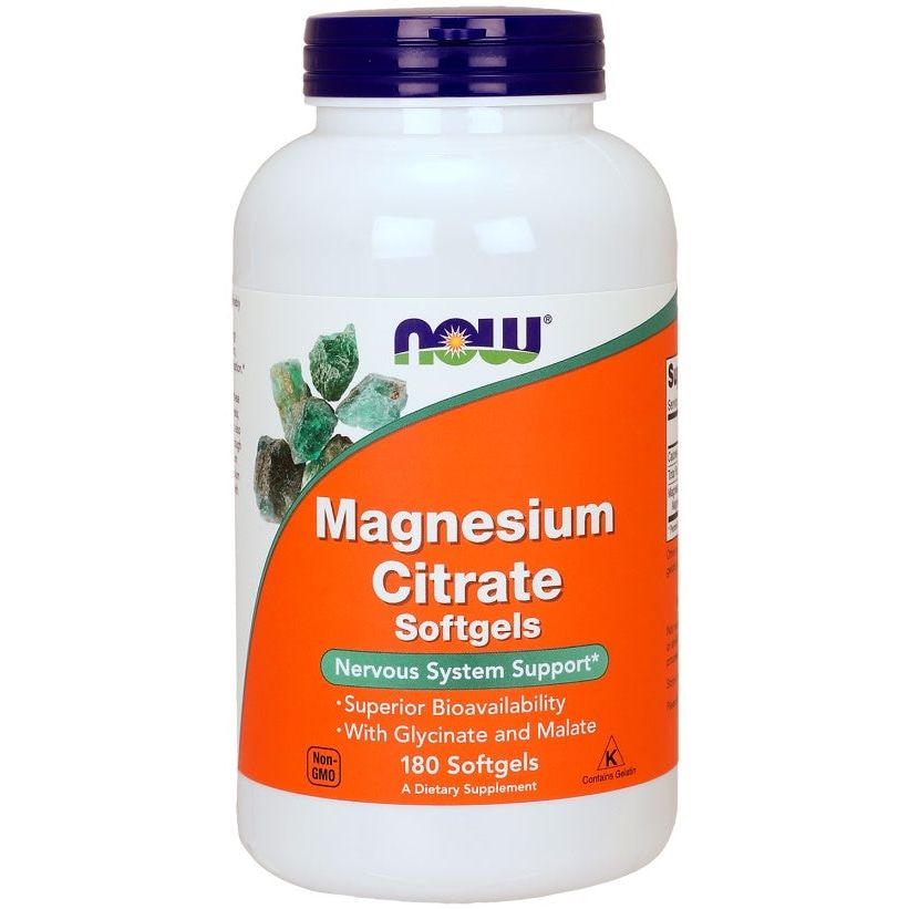 Magnesium Citrate Softgels - 180 softgels