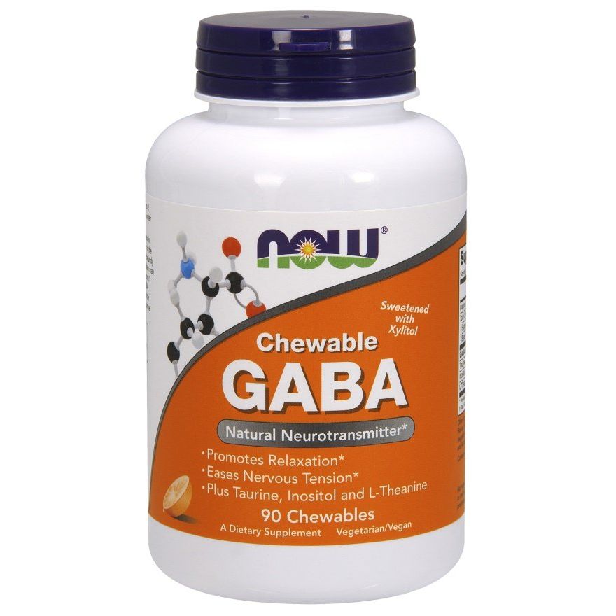GABA Chewable with Taurine, Inositol and L-Theanine - 90 chewables