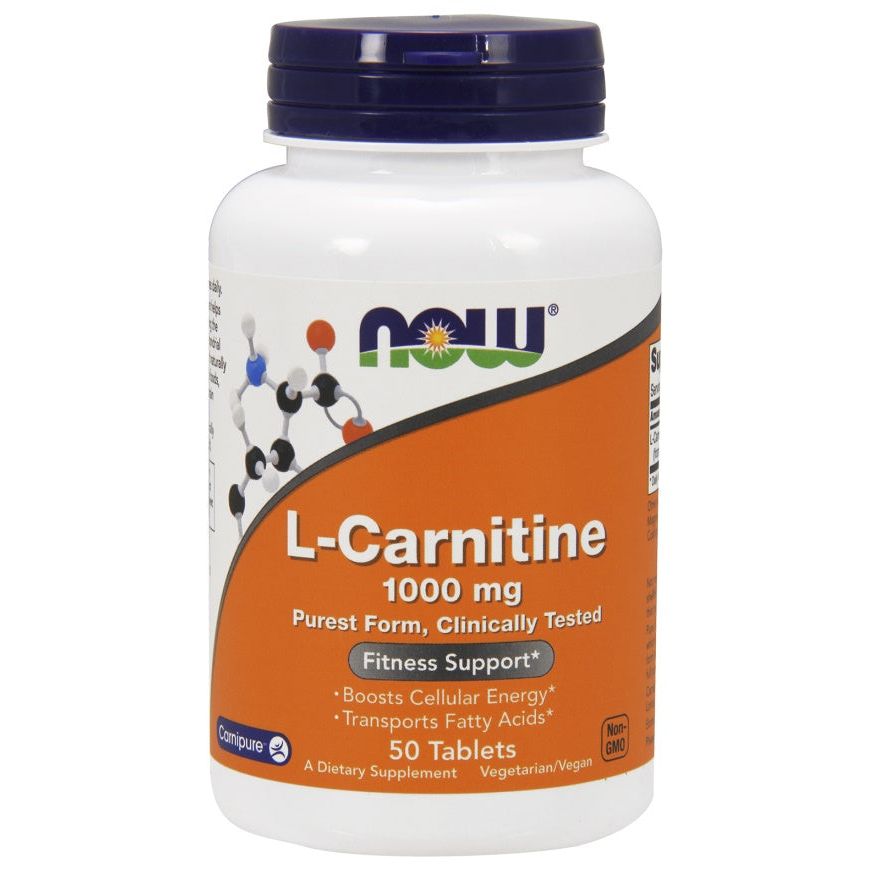 L-Carnitine, 1000mg - 50 tablets