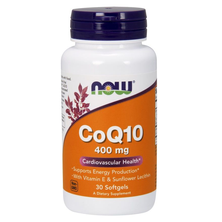 CoQ10 with Vitamin E & Sunflower Lecithin, 400mg - 30 softgels