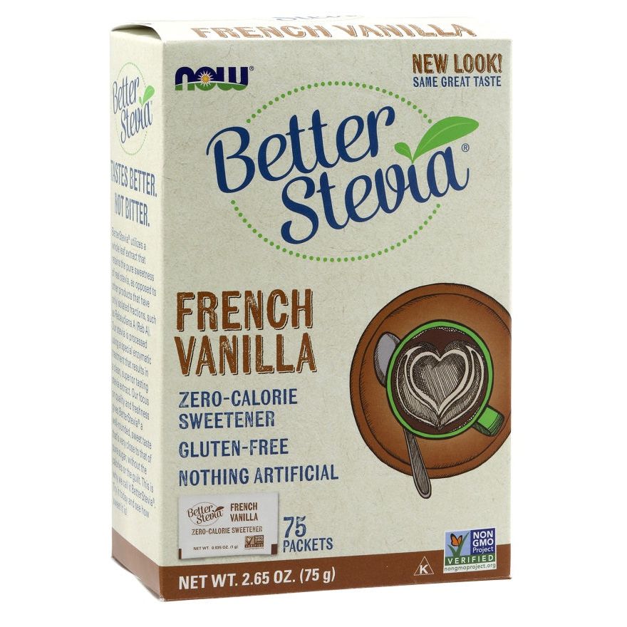 Better Stevia Packets, French Vanilla - 75 packets
