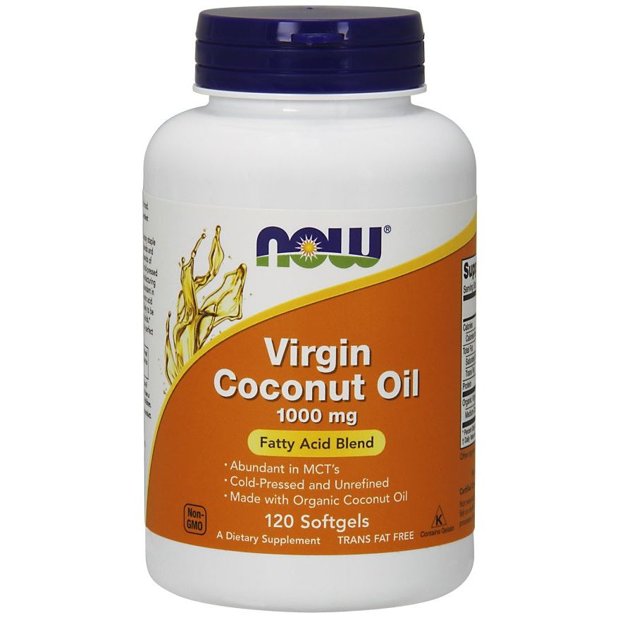 Virgin Coconut Oil, 1000mg - 120 softgels