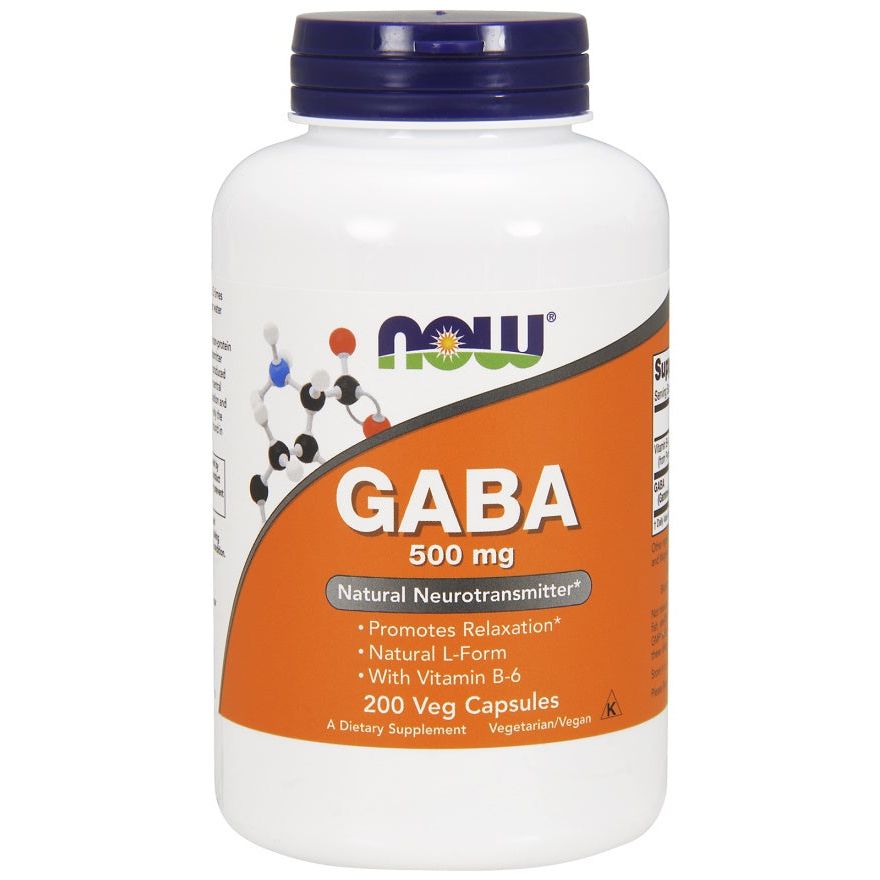GABA with Vitamin B6, 500mg - 200 vcaps