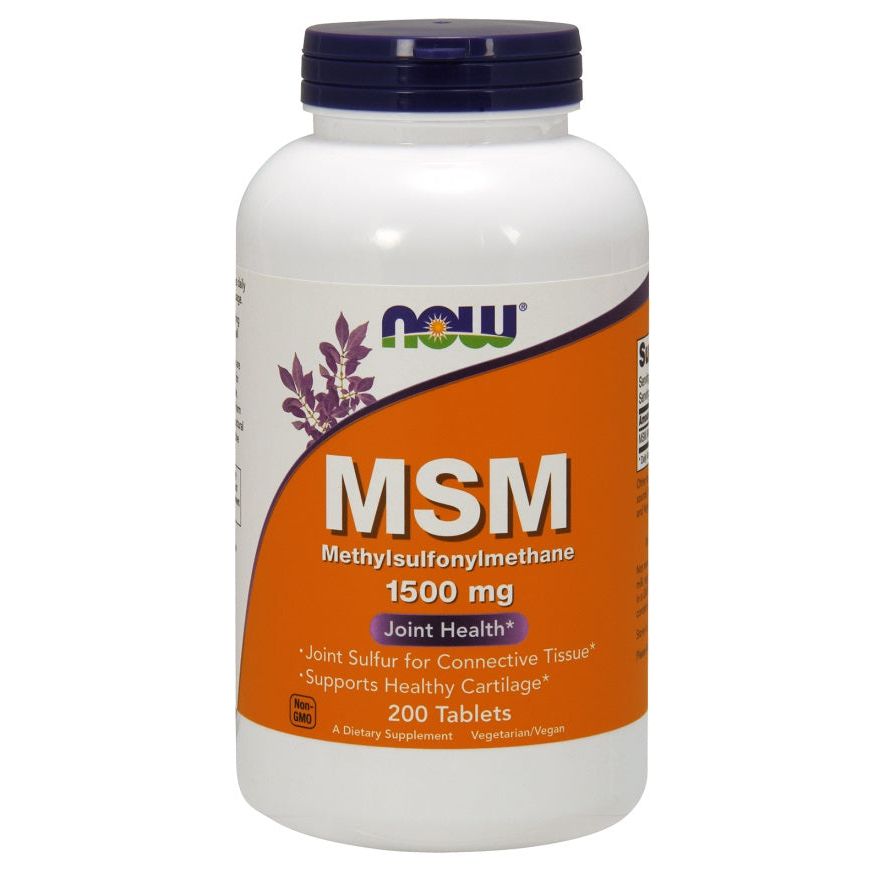 MSM Methylsulphonylmethane, 1500mg - 200 tablets