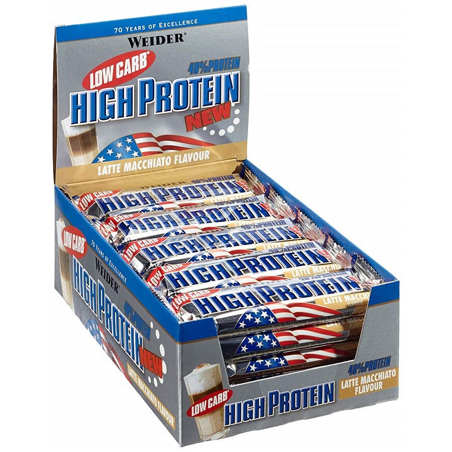 40% Low Carb High Protein Bar, Chocolate - 24 x 50g