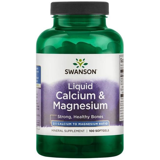 Liquid Calcium & Magnesium - 100 softgels