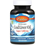 Wild Norwegian Cod Liver Oil Gems, 1000mg - 100 softgels