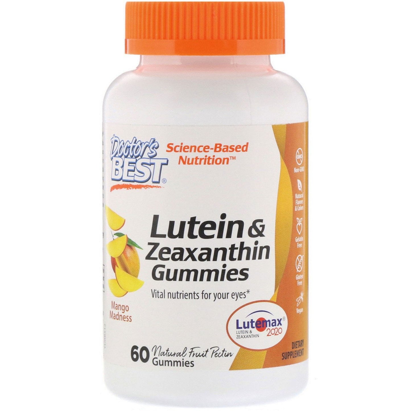 Lutein & Zeaxanthin, Mango Madness - 60 gummies
