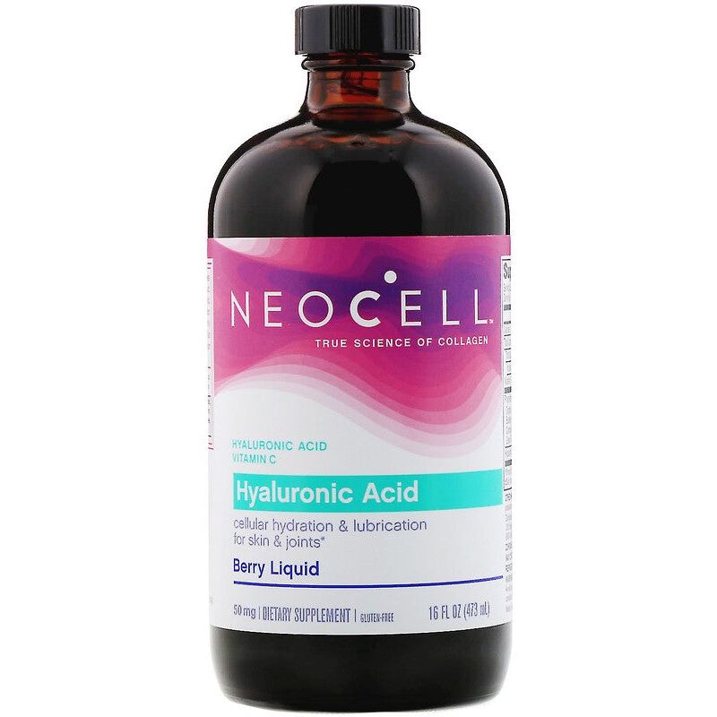 Hyaluronic Acid Liquid, Blueberry - 473 ml.