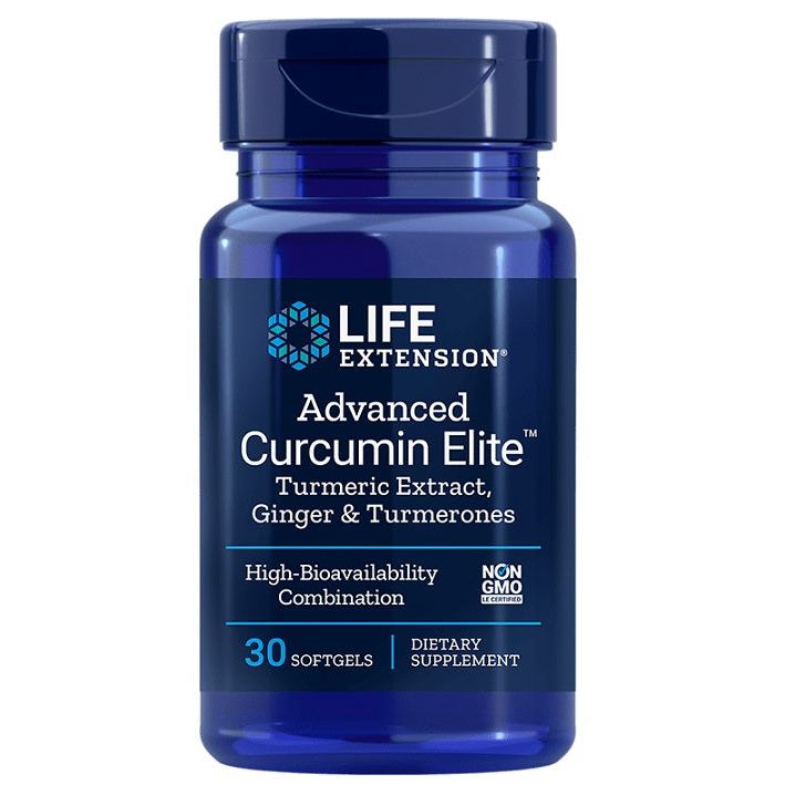 Advanced Curcumin Elite Turmeric Extract, Ginger & Turmerones - 30 softgels