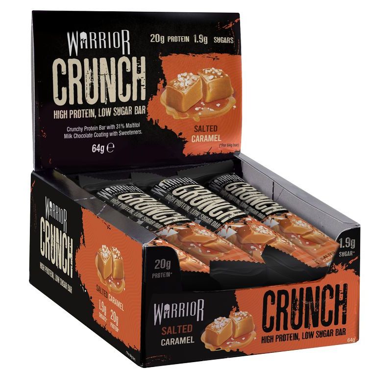 Crunch Bar, Salted Caramel - 12 bars