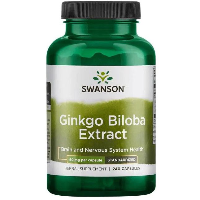 Ginkgo Biloba Extract, 60mg - 240 caps
