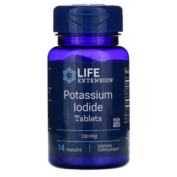 Potassium Iodide Tablets, 130mg - 14 tablets