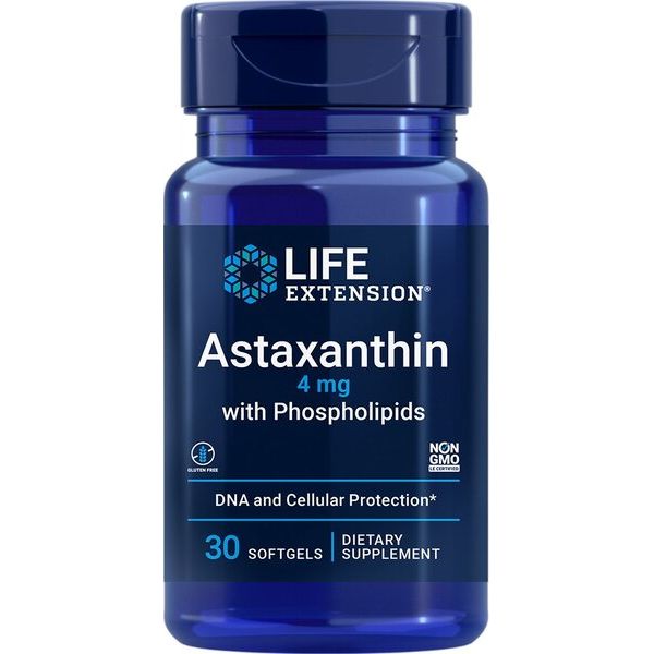 Astaxanthin with Phospholipids, 4mg - 30 softgels