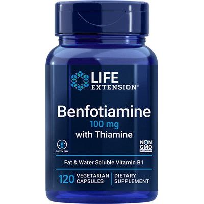 Benfotiamine with Thiamine, 100mg - 120 vcaps