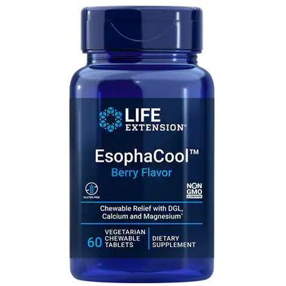 EsophaCool, Berry (EAN 737870203360) - 60 vegetarian chewable tabs
