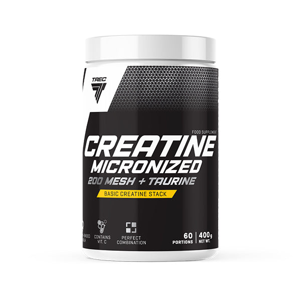 Creatine Micronized 200 Mesh + Taurine - 400 grams
