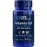 Vitamin D3 with Sea-Iodine, 5000IU - 60 caps