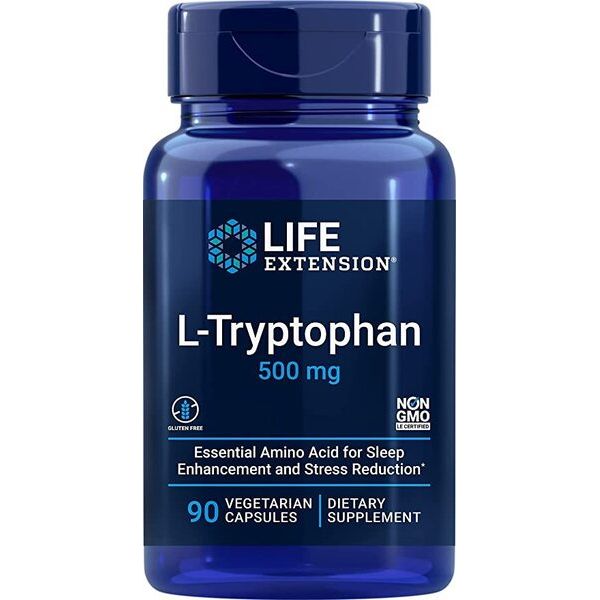 L-Tryptophan, 500mg - 90 vcaps