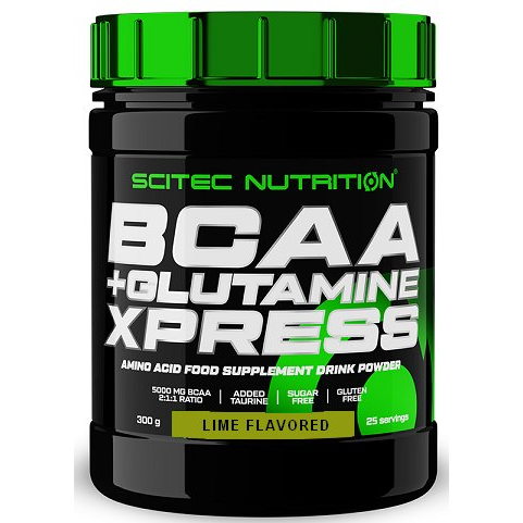 BCAA + Glutamine XPress, Lime - 300 grams