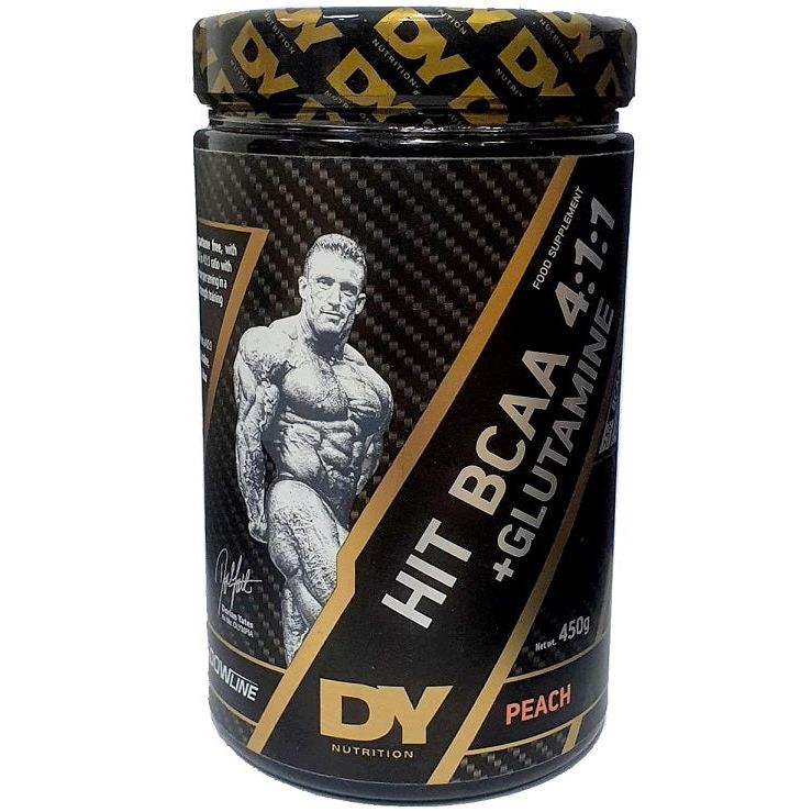 HIT BCAA 4:1:1 + Glutamine, Peach - 450 grams