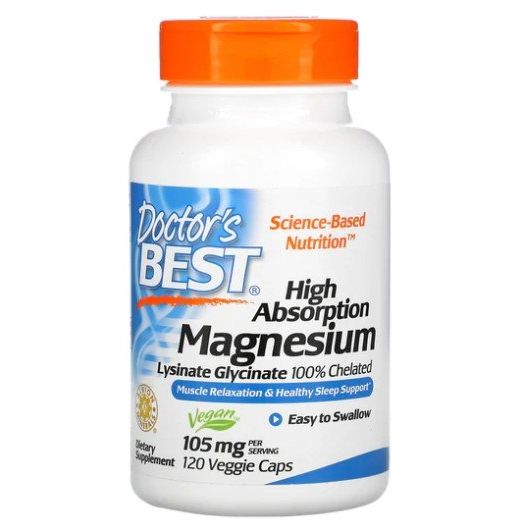 High Absorption Magnesium, 105mg - 120 vcaps