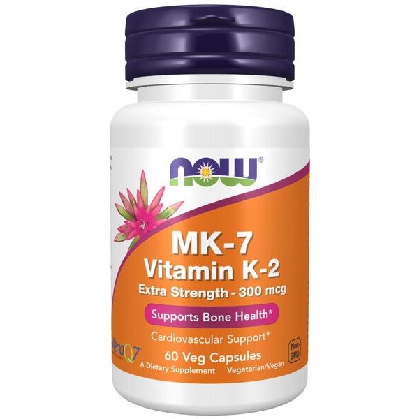 MK-7 Vitamin K-2, 300mcg Extra Strength - 60 vcaps