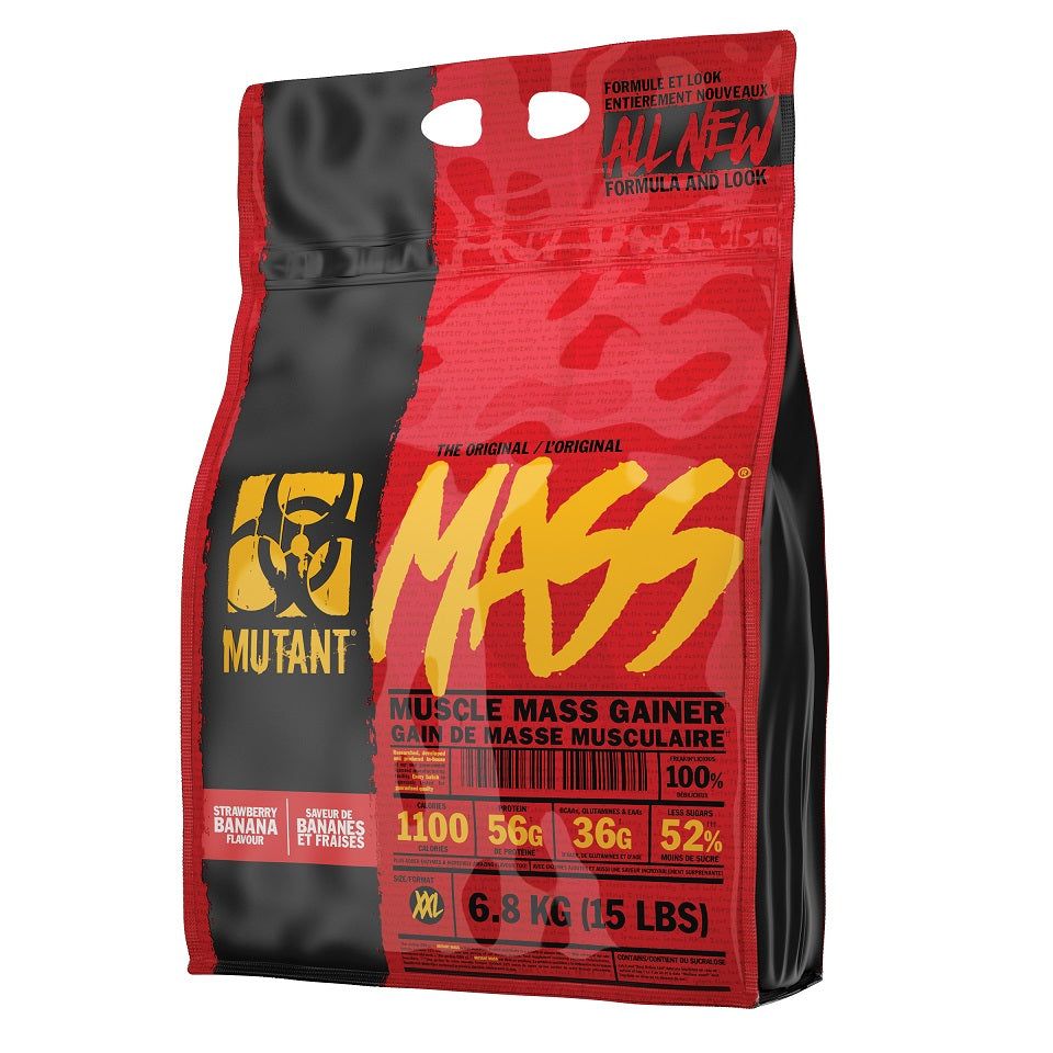Mutant Mass, Strawberry Banana - 6800 grams