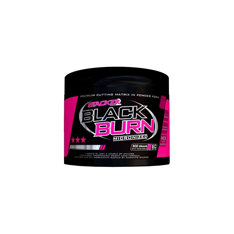Black Burn Micronized, Lemon - 300 grams