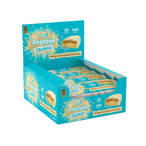 Applied Protein Crunch Bar, White Chocolate Caramel - 12 x 62g