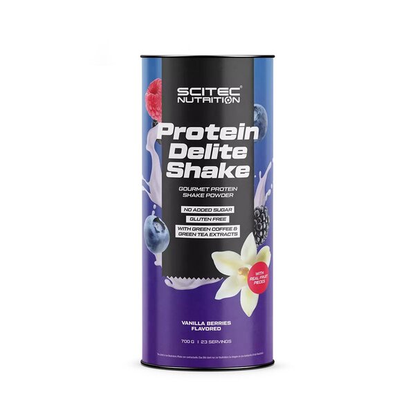Protein Delite Shake, Vanilla Berries - 700 grams