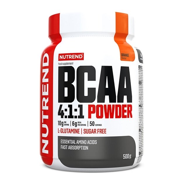 BCAA 4:1:1 Powder, Orange - 500 grams