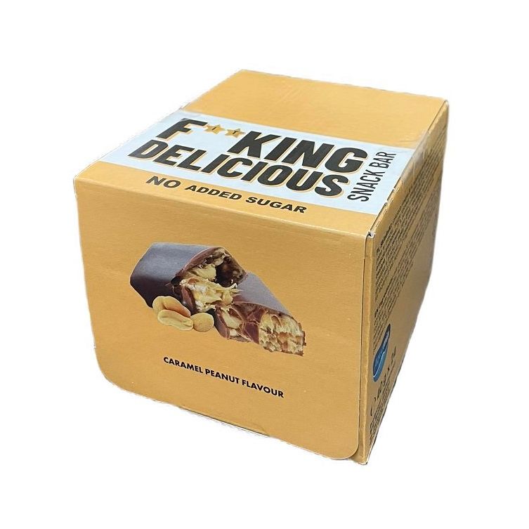 Fitking Delicious Snack Bar, Caramel Peanut - 24 x 40g