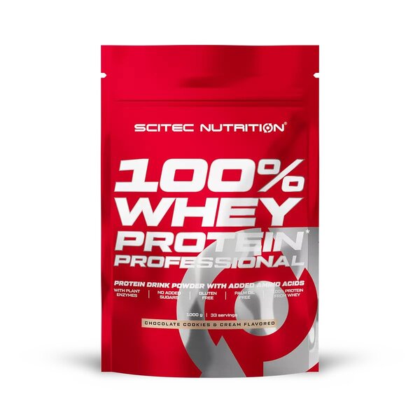 100% Whey Protein Professional, Chocolate Cookies & Cream - 1000 grams