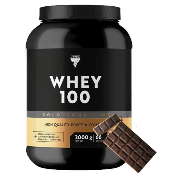 Gold Core Whey 100, Chocolate - 2000 grams