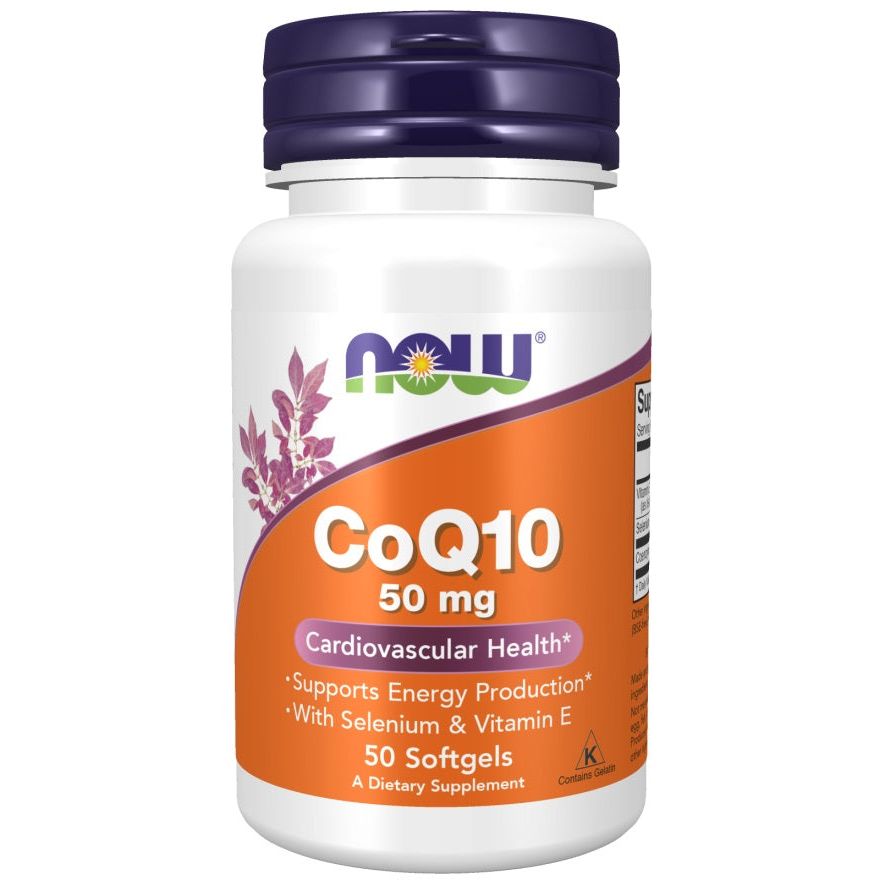 CoQ10 with Selenium & Vitamin E, 50mg - 50 softgels