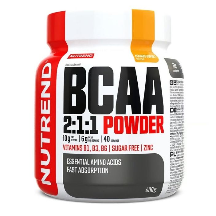 BCAA 2:1:1 Powder, Mango Sorbet - 400 grams