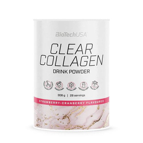Clear Collagen, Strawberry-Cranberry - 308 grams