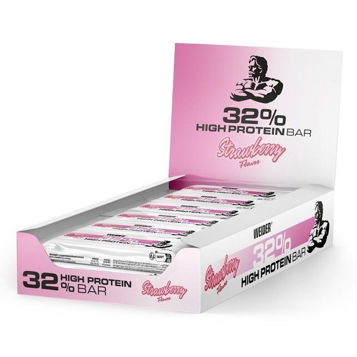 32% High Protein Bar, Strawberry - 12 x 60g