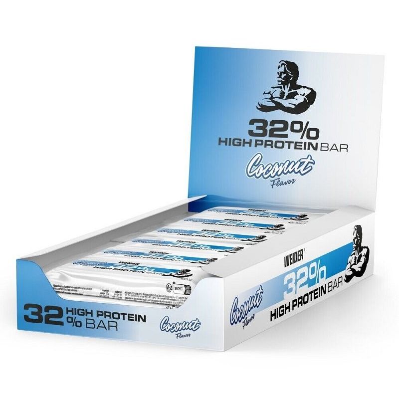 32% High Protein Bar, Coconut - 12 x 60g