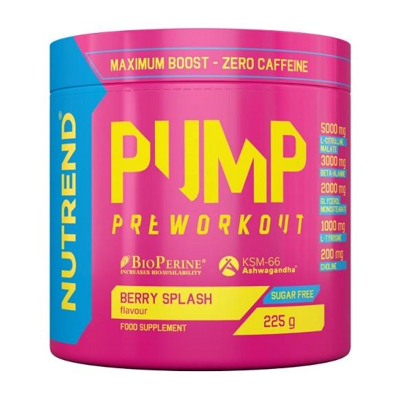 Pump Pre-Workout, Berry Splash - 225 grams