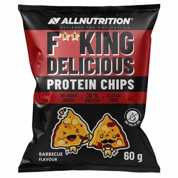 Fitking Delicious Protein Chips, Barbecue - 60 grams