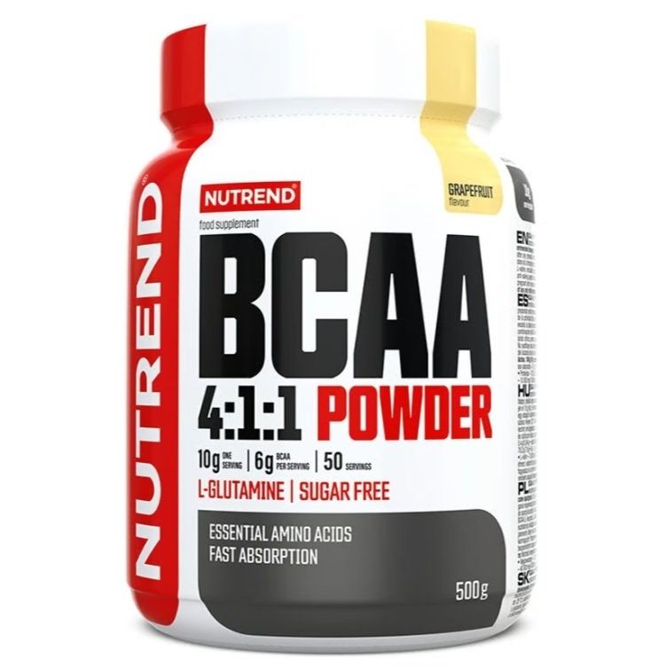 BCAA 4:1:1 Powder, Grapefruit - 500 grams