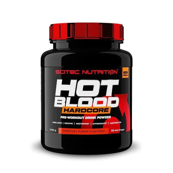 Hot Blood Hardcore, Tropical Punch - 700 grams