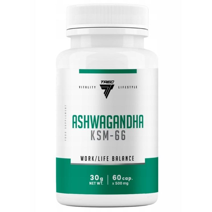 Ashwagandha KSM-66, 500mg - 60 caps