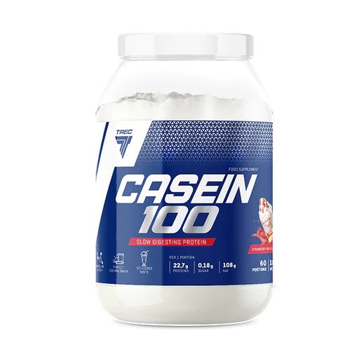 Casein 100, Strawberry - 1800 grams