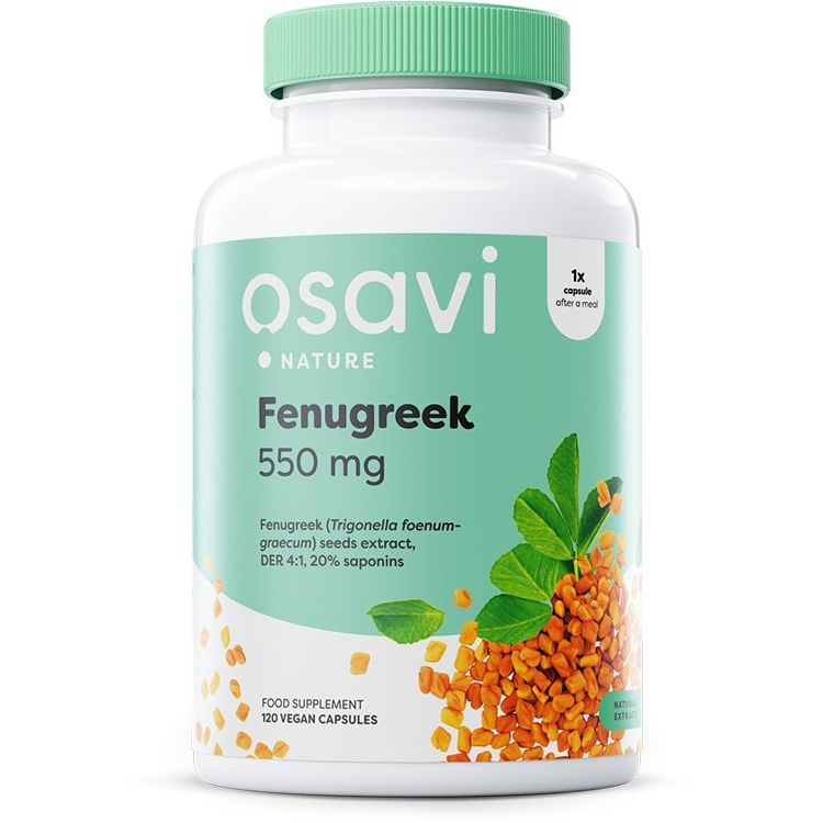 Fenugreek, 550mg - 120 vcaps