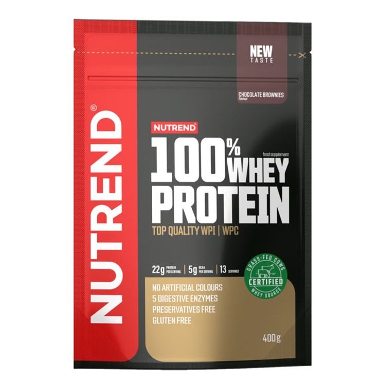 100% Whey Protein, Chocolate Brownies - 400 grams