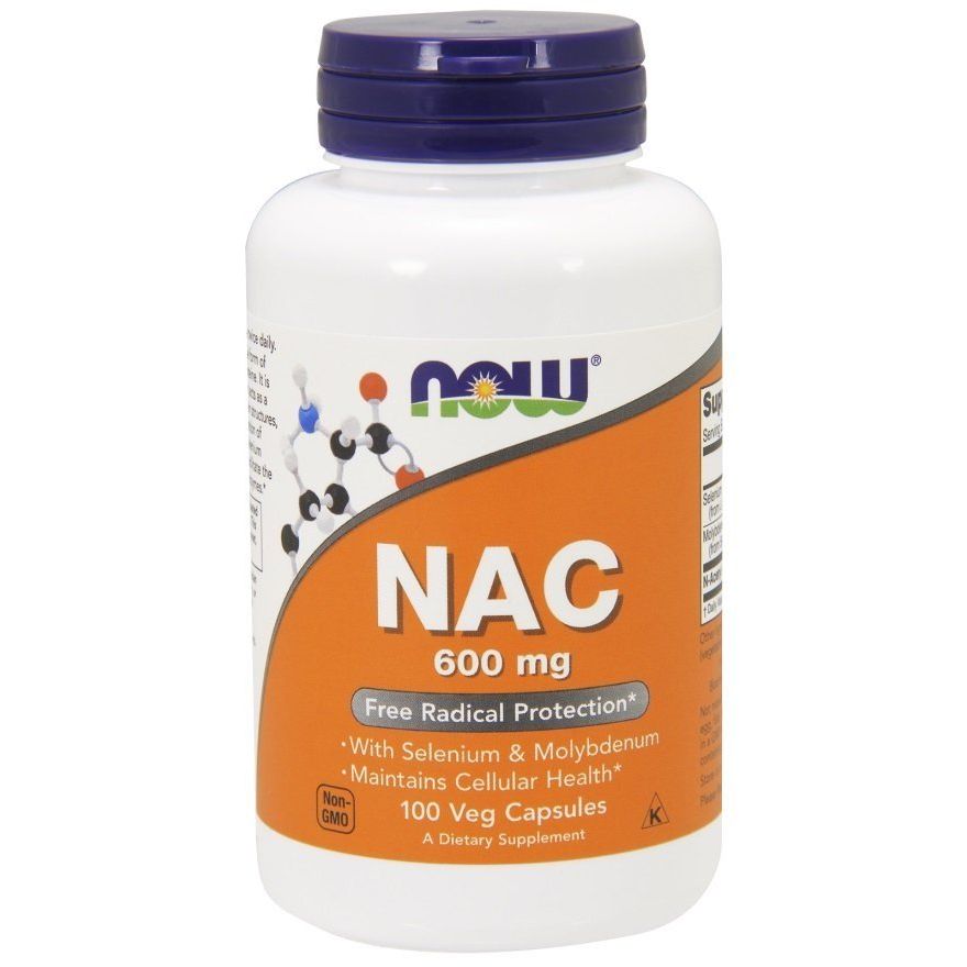NAC with Selenium & Molybdenum, 600mg - 100 vcaps